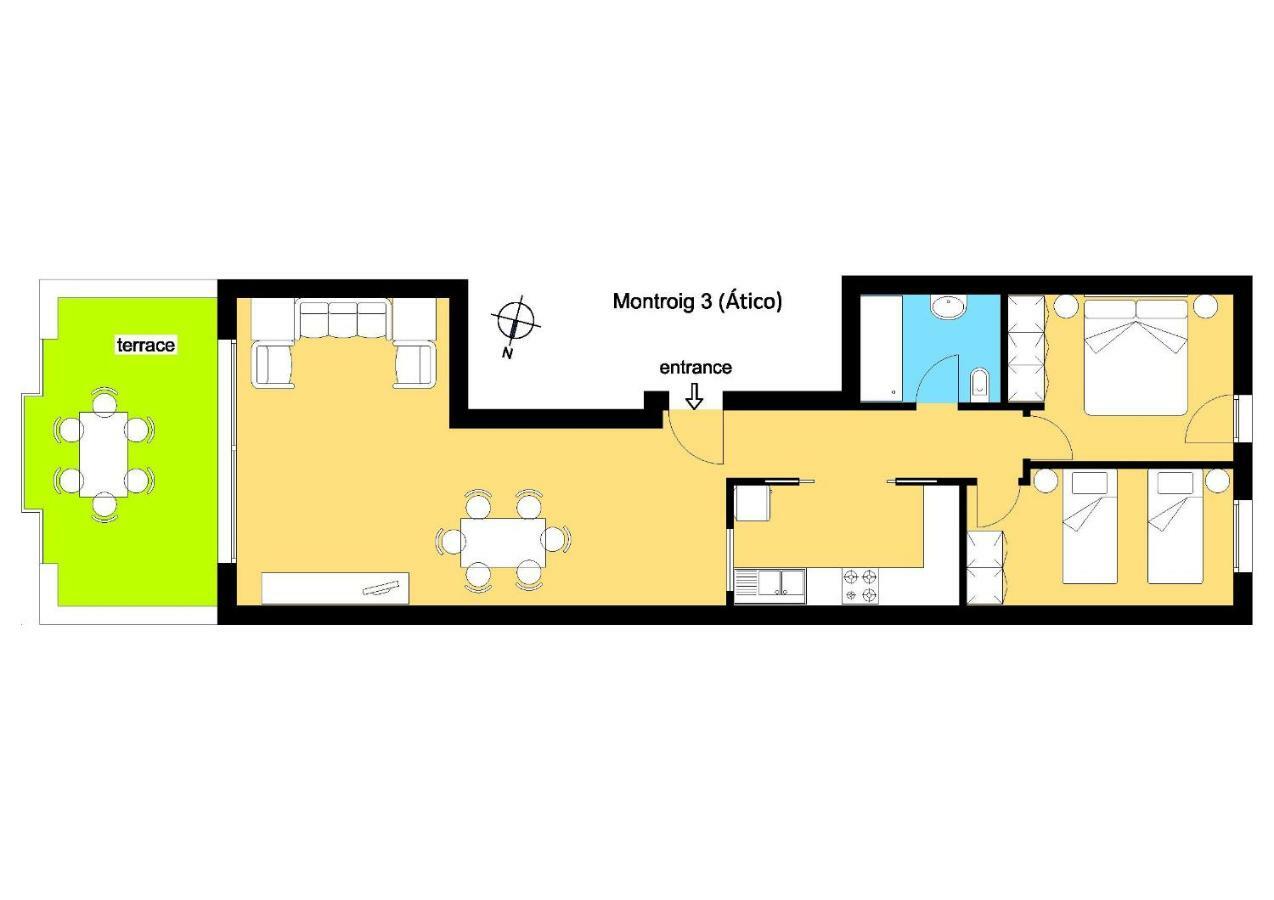 Apartamento Montroig 3 Atico Sitges Exteriör bild
